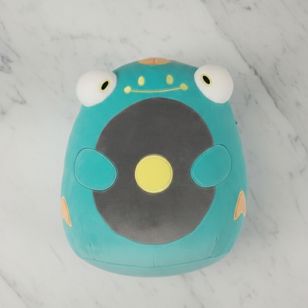 Squishmallows Pokemon Bellibolt Teal and Gray Frog Plush